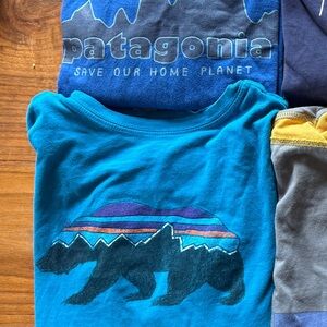 TWO Sz. 10-12 Long Sleeve Tees Patagonia
